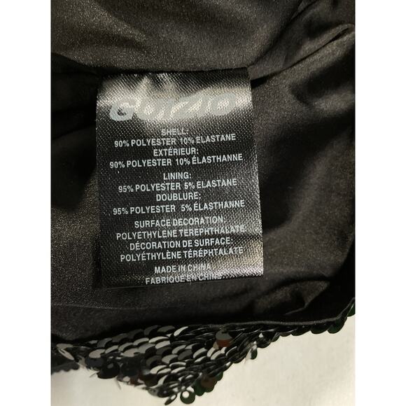 Guizio 'Pailette' Black Sequin Embellished Short Size XS - Picture 5 of 5